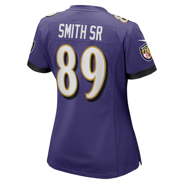 Steve Smith Sr. Baltimore Ravens Nike Women's Retired Player Game Jersey - Purple