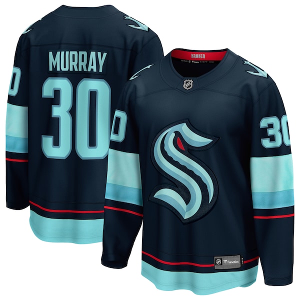 Matt Murray Seattle Kraken  Home Breakaway Jersey - Deep Sea Blue