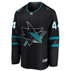 Marc-Edouard Vlasic San Jose Sharks   Premier Breakaway Player Jersey - Black/Teal