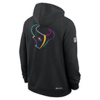 Houston Texans Nike 2025 NFL Crucial Catch Sideline Standard Issue Dri-FIT Hoodie - Black