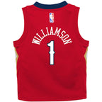 Zion Williamson New Orleans Pelicans Jordan Brand Toddler 2020/21 Jersey - Red - Statement Edition
