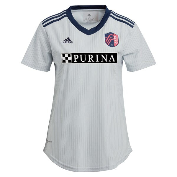 St. Louis City SC adidas Women's 2024 The Spirit Kit Replica Jersey - Gray