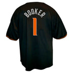 Devin Booker Phoenix Suns Profile Big & Tall Name & Number Button-Up Jersey - Black
