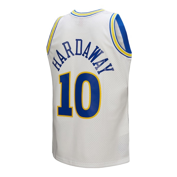 Tim Hardaway Golden State Warriors  Hardwood Classics 1990/91 Swingman Jersey - White