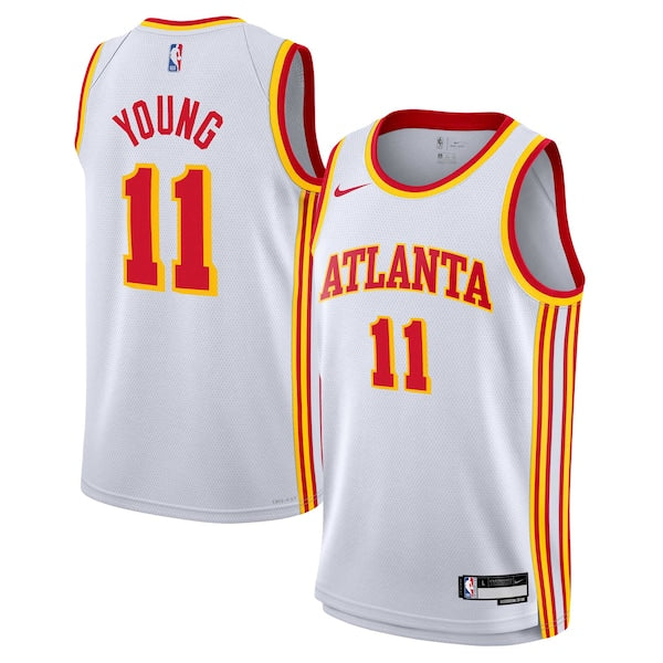 Trae Young Atlanta Hawks Nike Youth Swingman Jersey - Association Edition - White