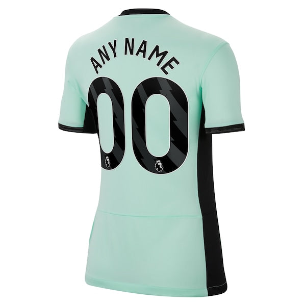 Chelsea Nike Women's 2023/24 Third Stadium Replica Custom Jersey - Mint