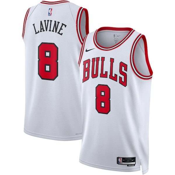Zach LaVine Chicago Bulls Nike Unisex Swingman Jersey - Association Edition - White/Red