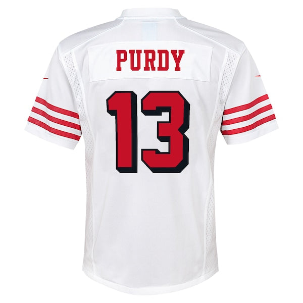 Brock Purdy San Francisco 49ers Nike Youth Alternate Player Game Jersey - White