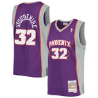 Amar'e Stoudemire Phoenix Suns 2001/02 Hardwood Classics Swingman Jersey - Purple/White