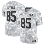 George Kittle San Francisco 49ers Nike 2024 Salute to Service Limited Jersey - Arctic Camo
