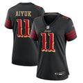 Brandon Aiyuk San Francisco 49ers Nike Women's 2025 Rivalries Collection Game Jersey - Black