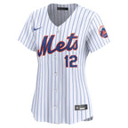 Francisco Lindor New York Mets Nike Women's Home Limited Player Jersey - White