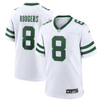 Aaron Rodgers New York Jets Nike Youth Game Jersey - White/Black/Green