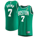 Jaylen Brown Boston Celtics  2024 NBA Finals Champions Fast Break Replica Player Jersey - Kelly Green - Icon Edition