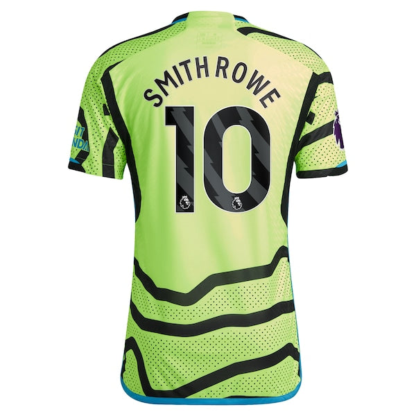 Emile Smith Rowe Arsenal adidas 2023/24 Away Authentic Player Jersey - Yellow/Red