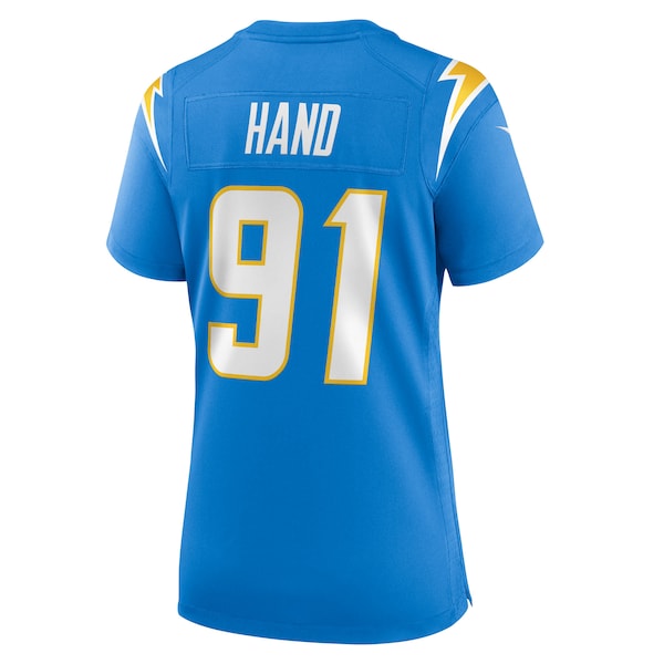 Da'Shawn Hand Los Angeles Chargers Nike Women's Team Game Jersey -  Powder Blue