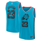 Cameron Johnson Phoenix Suns  Youth 2022/23 Fast Break Jersey - City Edition - Turquoise