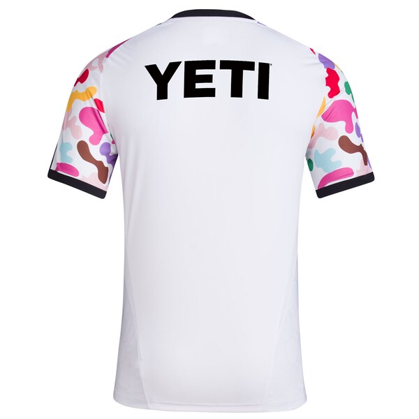 Austin FC adidas 2024 Pride Pre-Match Top - White