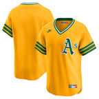 Oakland Athletics Nike Cooperstown Collection Limited Jersey - Gold