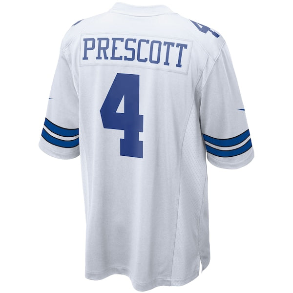 Dak Prescott Dallas Cowboys Nike Game Team Jersey - White/Navy