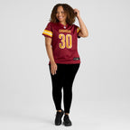Austin Ekeler Washington Commanders Nike Women's  Game Jersey -  Burgundy/White