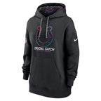 Indianapolis Colts Nike Women's 2024 NFL Crucial Catch Club Pullover Hoodie - Black