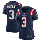 Demario Douglas New England Patriots Nike Women's  Game Jersey -  Navy