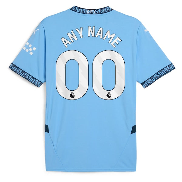 Manchester City Puma 2024/25 Home Replica Custom Jersey - Light Blue