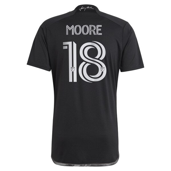 Shaq Moore Nashville SC adidas 2024 Man In Black Kit Replica Player Jersey - Black