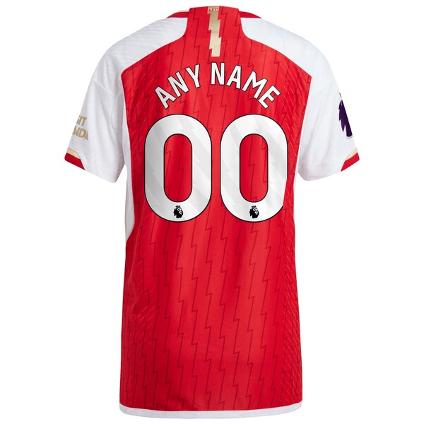 Arsenal adidas 2023/24 Home Authentic Custom Jersey - Red