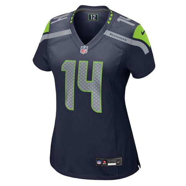 DK Metcalf Seattle Seahawks Nike Women's Team Game Jersey - College College Navy/Neon Green