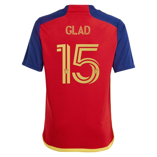 Justen Glad Real Salt Lake adidas Youth 2024 Peak Utah Replica Player Jersey – Red
