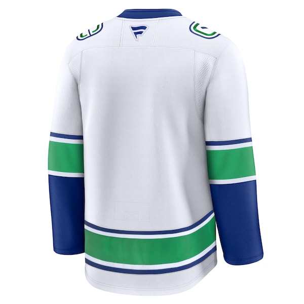 Vancouver Canucks  Away Premium Jersey - White/Blue/Black