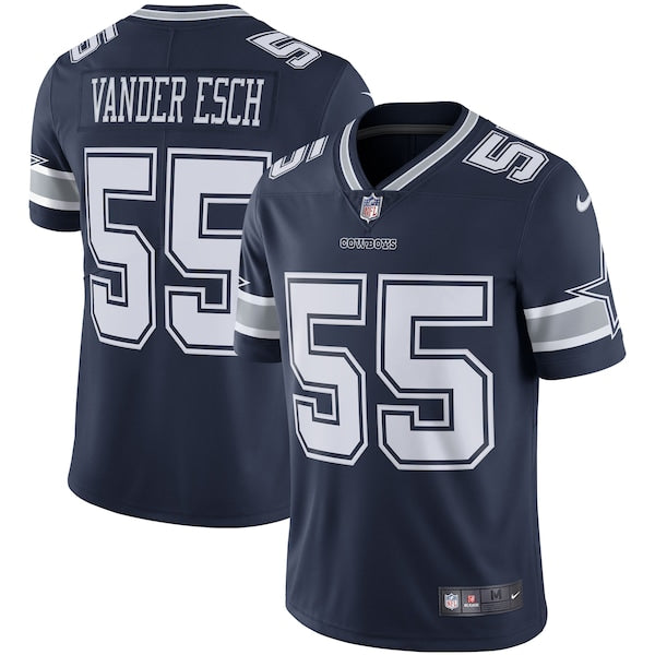 Leighton Vander Esch Dallas Cowboys Nike Vapor Limited Player Jersey - Navy/White
