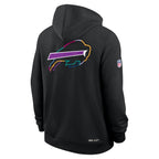 Buffalo Bills Nike 2025 NFL Crucial Catch Sideline Standard Issue Dri-FIT Hoodie - Black