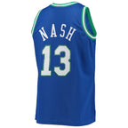 Steve Nash Dallas Mavericks 1998/99 Hardwood Classics Swingman Jersey - Blue