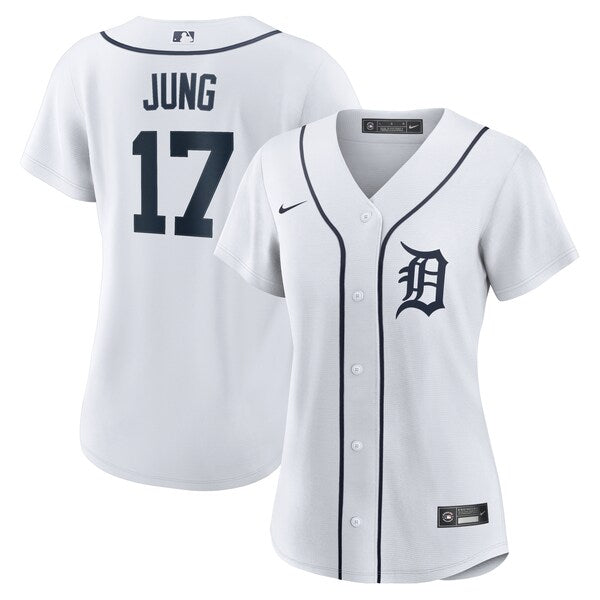 Jace Jung Detroit Tigers Nike Women's Home Replica Jersey - White