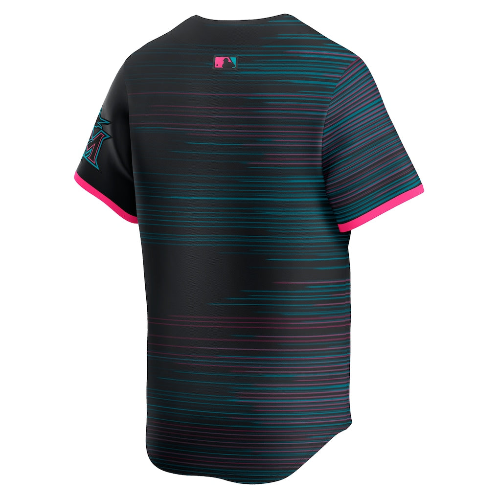 Miami Marlins Nike 2025 City Connect Limited Jersey - Black