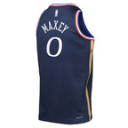 Tyrese Maxey Philadelphia 76ers Nike Youth 2025/26 City Edition Swingman Jersey - Navy