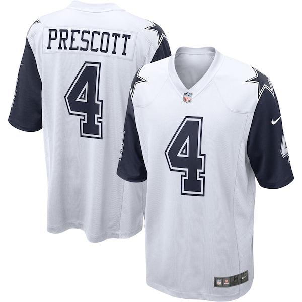 Dak Prescott Dallas Cowboys Nike Alternate Game Jersey - White/Navy