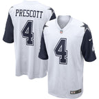 Dak Prescott Dallas Cowboys Nike Alternate Game Jersey - White/Navy