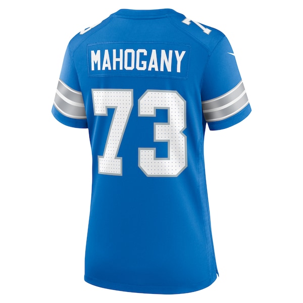 Christian Mahogany Detroit Lions Nike Women's Team Game Jersey -  Blue