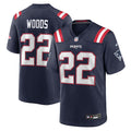 Charles Woods New England Patriots Nike Team Game Jersey -  Navy