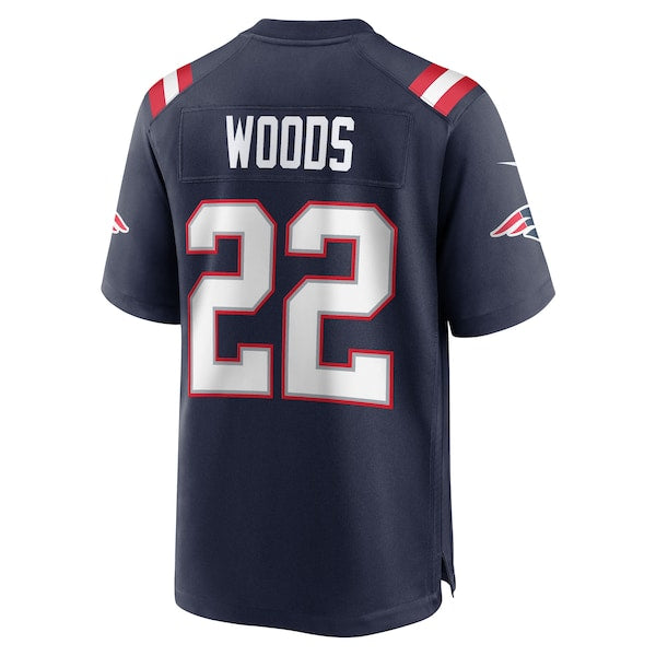 Charles Woods New England Patriots Nike Team Game Jersey -  Navy