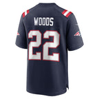 Charles Woods New England Patriots Nike Team Game Jersey -  Navy