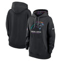 Carolina Panthers Nike Women's 2024 NFL Crucial Catch Club Pullover Hoodie - Black