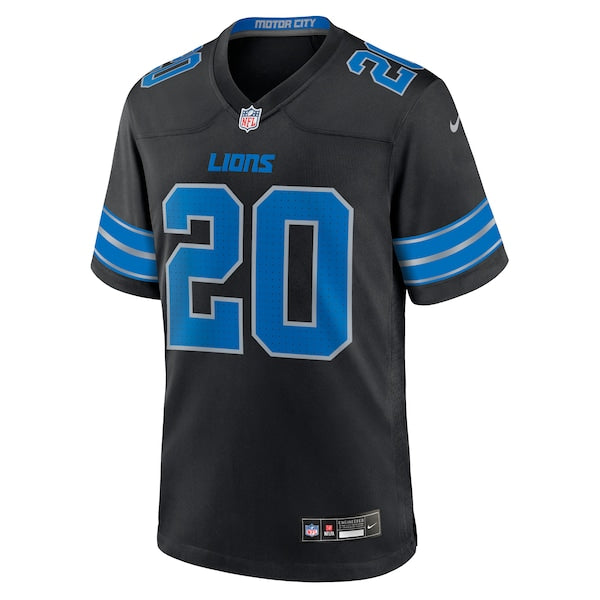 Barry Sanders Detroit Lions Nike 2nd Alternate Retired Player Game Jersey - Black