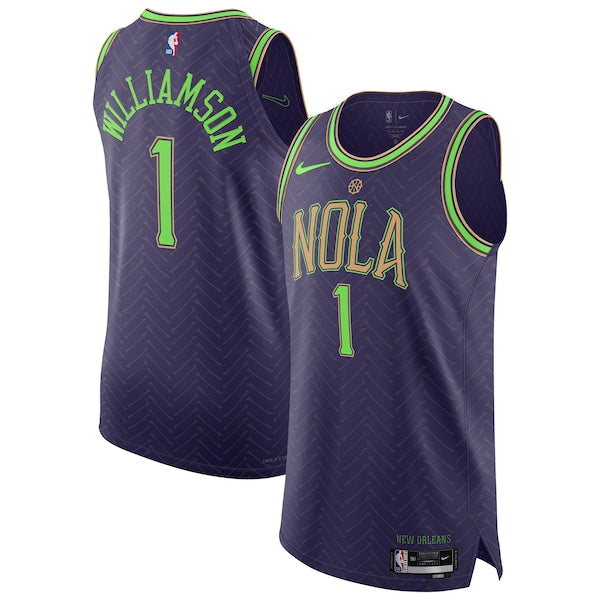 Zion Williamson New Orleans Pelicans Nike 2024/25 Authentic Player Jersey - City Edition - Purple