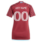 Colorado Rapids adidas Women's 2024 One Flag Kit Replica Custom Jersey  - Burgundy