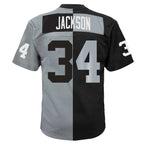 Bo Jackson Las Vegas Raiders Youth Split Legacy Jersey - Black/Silver